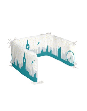 Barnesengbeskytter HappyFriday Mr Fox Flying boy Multifarvet 210 x 40 cm