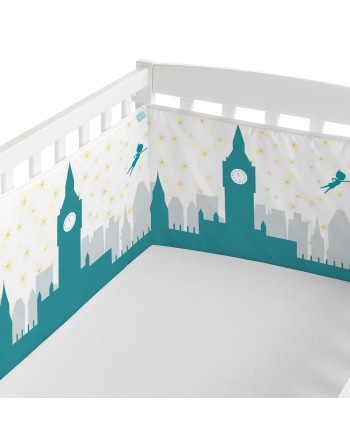 Protector de Cuna HappyFriday Mr Fox Flying boy Multicolor 210 x 40 cm