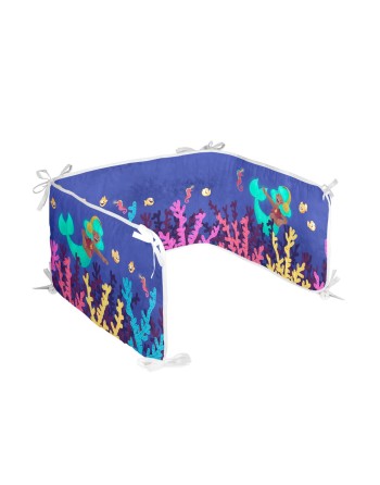 Barnesengbeskytter HappyFriday Mr Fox Happy mermaid Multifarvet 210 x 40 cm