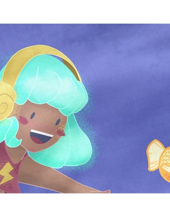 Wiegenschützer HappyFriday Mr Fox Happy mermaid Bunt 210 x 40 cm