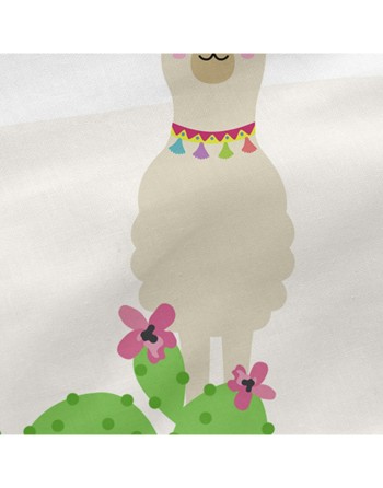 Protector de Cuna HappyFriday Moshi Moshi Cute llamas Multicolor 210 x 40 cm