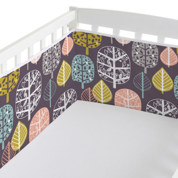 Barnesengbeskytter HappyFriday Moshi moshi Woodland Multifarvet 210 x 40 cm