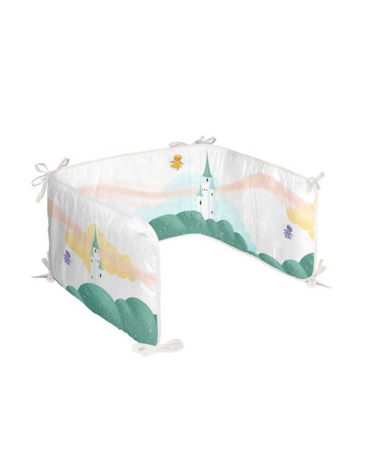 Barnesengbeskytter HappyFriday Mr Fox Dreaming Multifarvet 210 x 40 cm