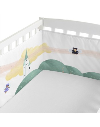 Protection du berceau HappyFriday Mr Fox Dreaming Multicouleur 210 x 40 cm