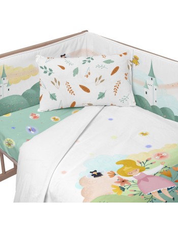 Protector de Cuna HappyFriday Mr Fox Dreaming Multicolor 210 x 40 cm