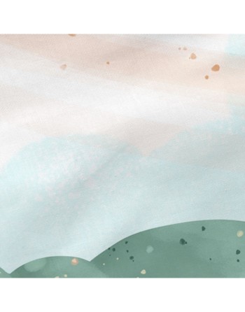 Protector de Cuna HappyFriday Mr Fox Dreaming Multicolor 210 x 40 cm