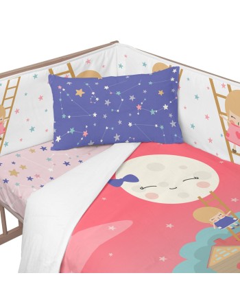 Paracolpi per culla HappyFriday Happynois Moon dream Multicolore 210 x 40 cm