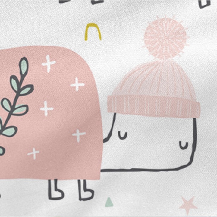 Saco Nórdico sin Relleno HappyFriday Moshi Moshi Best buddies Multicolor 105 x 200 cm