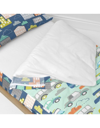 Copripiumino senza Imbottitura HappyFriday Moshi moshi Holidays Multicolore 90 x 200 cm