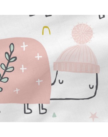 Housse de couette non rembourrée HappyFriday Moshi Moshi Best buddies Multicouleur 90 x 200 cm