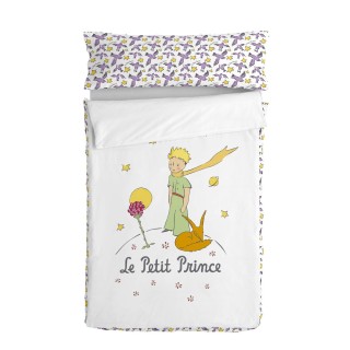 Dynebetræk uden fyld HappyFriday Le Petit Prince Ses amis Multifarvet 105 x 200 cm