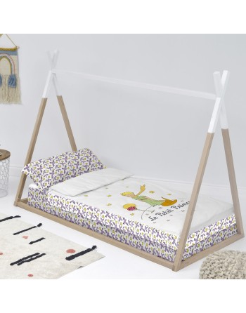 Housse de couette non rembourrée HappyFriday Le Petit Prince Ses amis Multicouleur 105 x 200 cm