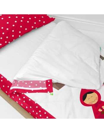 Quilt Cover without Filling HappyFriday Mr Fox Grandma Multicolour 105 x 200 cm