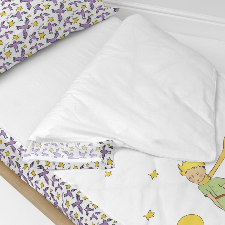 Dynebetræk uden fyld HappyFriday Le Petit Prince Ses amis Multifarvet 105 x 200 cm