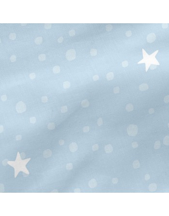 Saco Nórdico sin Relleno HappyFriday Basic Kids Little star Azul 105 x 200 cm