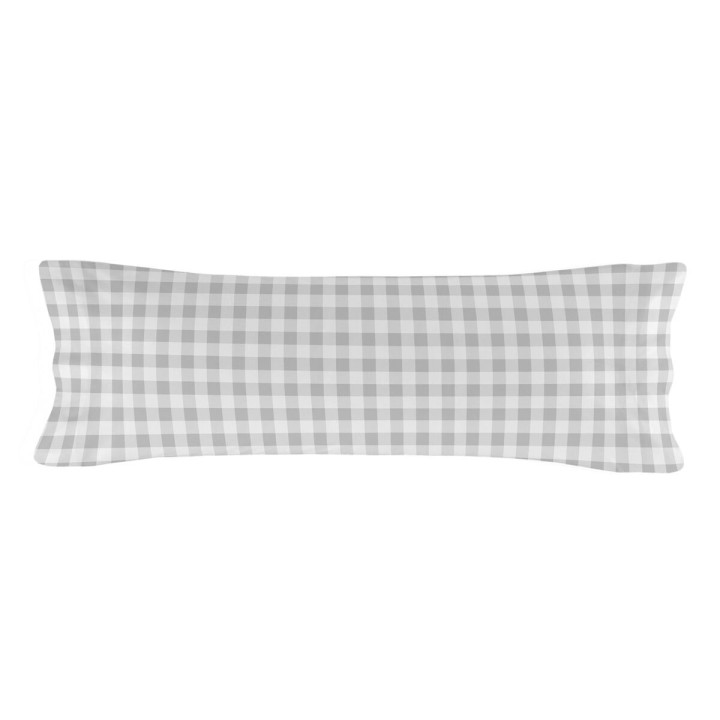 Quilt Cover without Filling HappyFriday Basic Kids Vichy Grey 105 x 200 cm