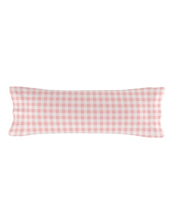 Housse de couette non rembourrée HappyFriday Basic Kids Vichy Rose 90 x 200 cm