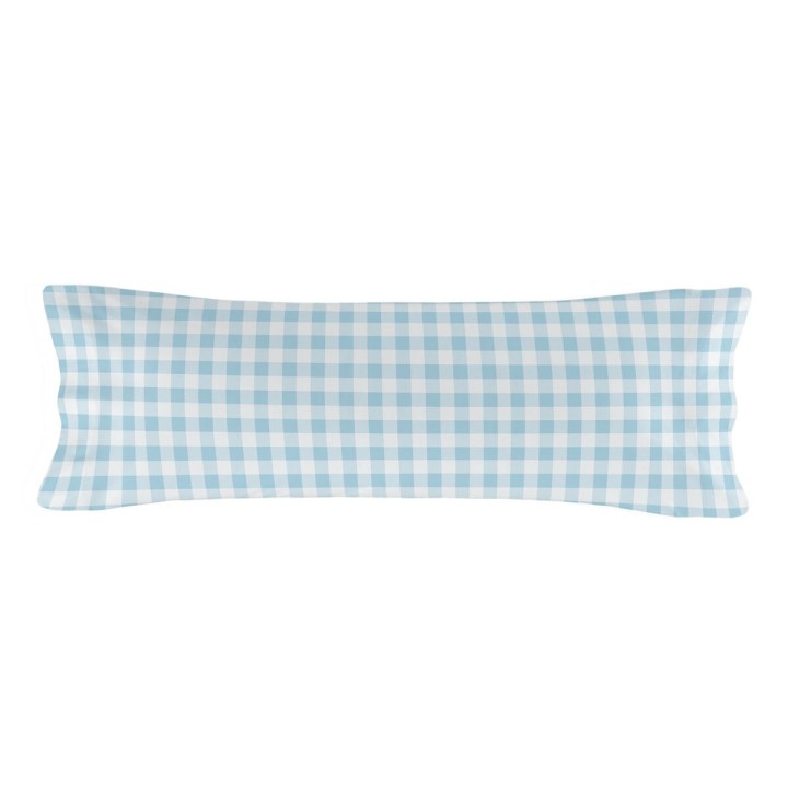 Copripiumino senza Imbottitura HappyFriday Basic Kids Vichy Azzurro 105 x 200 cm