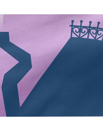 Vatteret sengetøj med lynlås HappyFriday Mr Fox Nanny Multifarvet 105 x 200 cm