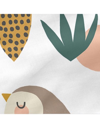 Saco Nórdico con Relleno HappyFriday Moshi Moshi Harvestwood Multicolor 105 x 200 cm