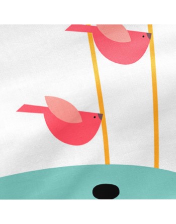 Saco Nórdico con Relleno HappyFriday Moshi Moshi Whale Multicolor 105 x 200 cm