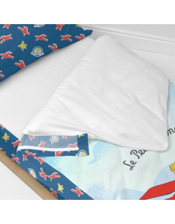 Quilted Zipper Bedding HappyFriday Le Petit Prince Son Avion Multicolour 105 x 200 cm