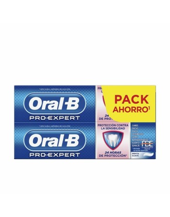 Toothpaste Sensivity and Whitening Oral-B Expert Blanqueante Dentifrico Lote 75 ml (2 x 75 ml)
