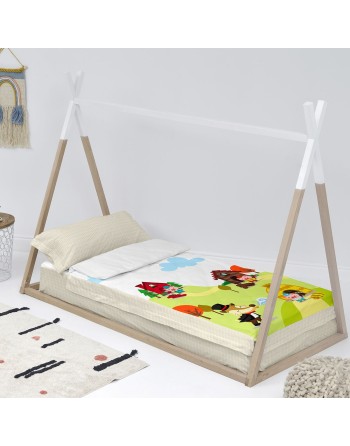 Saco Nórdico con Relleno HappyFriday Mr Fox Piggys Multicolor 105 x 200 cm