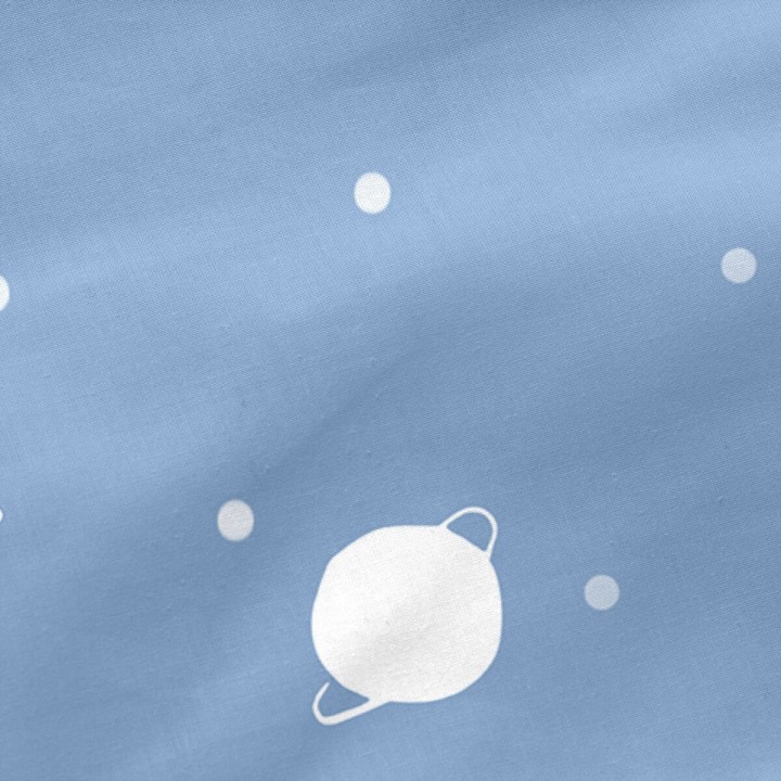 Vatteret sengetøj med lynlås HappyFriday Le Petit Prince Univers Multifarvet 105 x 200 cm