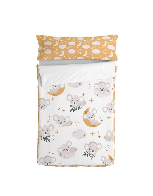 Couette rembourrée HappyFriday Moshi Moshi Baby Koala Multicouleur 105 x 200 cm