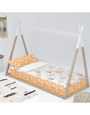 Copripiumone a sacco con Piumone HappyFriday Moshi Moshi Baby Koala Multicolore 105 x 200 cm