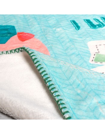 Blanket HappyFriday Mr Fox Piggys Multicolour Microfibre 110 x 140 cm