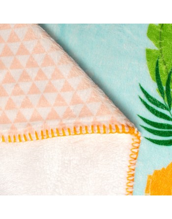 Coperta HappyFriday Mr Fox Wild Multicolore Microfibra 110 x 140 cm