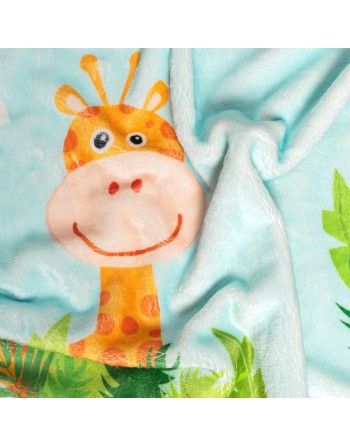 Blanket HappyFriday Mr Fox Wild Multicolour Microfibre 110 x 140 cm