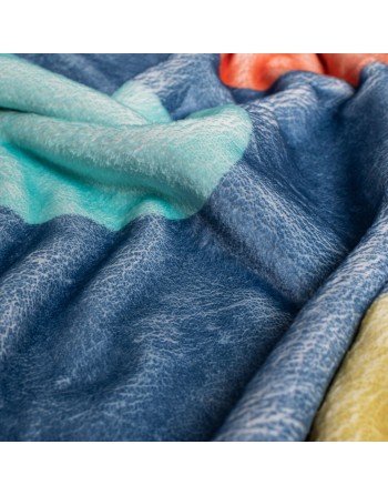 Couverture HappyFriday Moshi Moshi Holidays Multicouleur Microfibre 110 x 140 cm