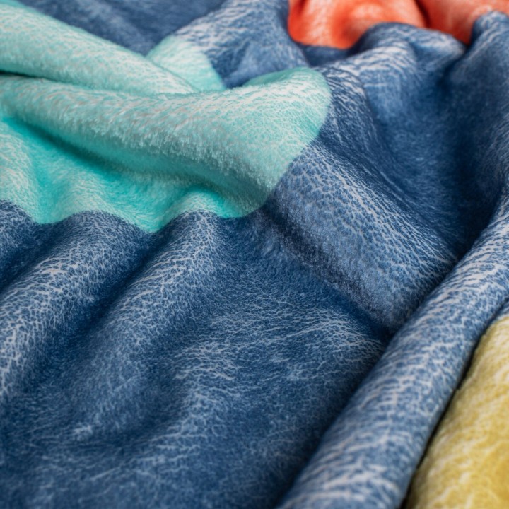 Couverture HappyFriday Moshi Moshi Holidays Multicouleur Microfibre 110 x 140 cm