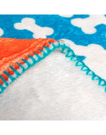 Blanket HappyFriday Mr Fox Dogs Multicolour Microfibre 110 x 140 cm (Dog)