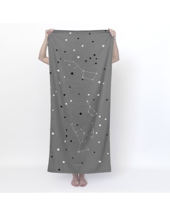 Bath towel HappyFriday Blanc Constellation Multicolour 70 x 150 cm