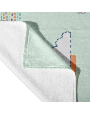 Bath towel HappyFriday Moshi Moshi Holidays Multicolour 70 x 150 cm