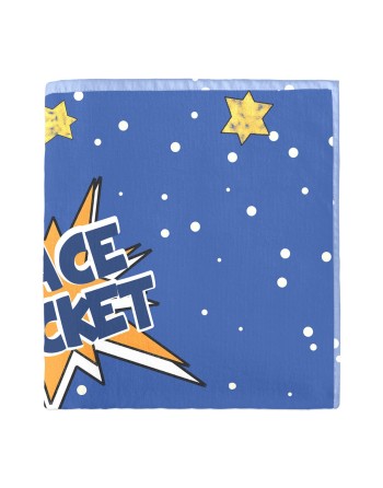 Telo da bagno HappyFriday Mr Fox Space Rocket Multicolore 70 x 150 cm