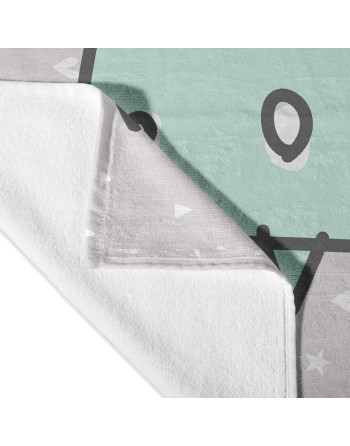 Serviette de toilette HappyFriday Moshi Moshi Best Buddies Multicouleur 70 x 150 cm