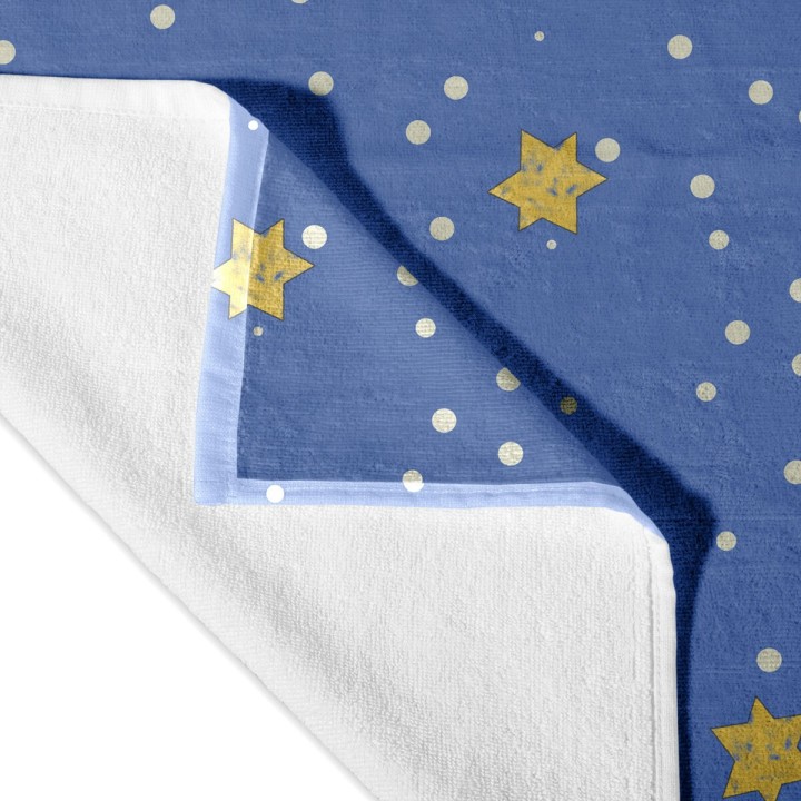 Bath towel HappyFriday Mr Fox Space Rocket Multicolour 70 x 150 cm