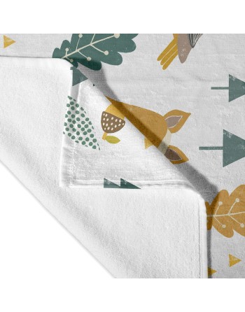 Telo da bagno HappyFriday Moshi Moshi Harvestwood Multicolore 70 x 150 cm