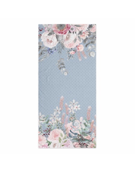 Badetuch HappyFriday Soft Bouquet Bunt 70 x 150 cm