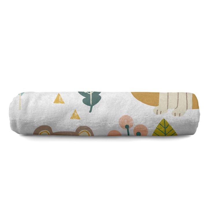 Bath towel HappyFriday Moshi Moshi Harvestwood Multicolour 70 x 150 cm