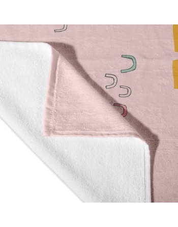 Telo da bagno HappyFriday Moshi Moshi Hola Multicolore 70 x 150 cm