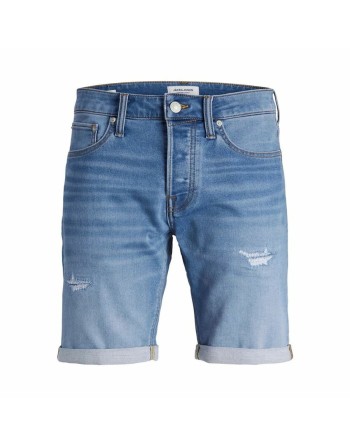 Pantalon court Jack & Jones Rick Con Ge 709 I.k Bleu Cow-boy