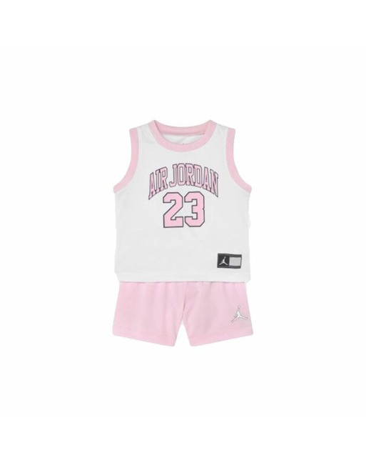Ensemble de Sport pour Enfants Nike Air Jordan Cadet Multicouleur Rose