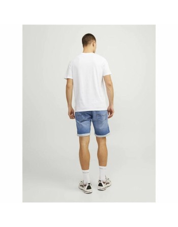 Pantaloncino Jack & Jones Rick Con Ge 709 I.k Azzurro Cowboy