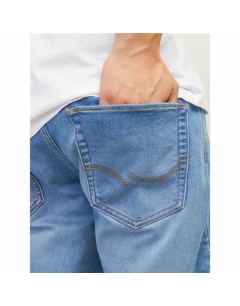 Pantaloncino Jack & Jones Rick Con Ge 709 I.k Azzurro Cowboy